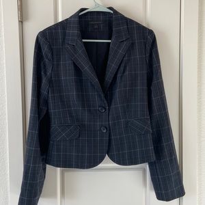 Black Plaid Express Women’s Blazer
